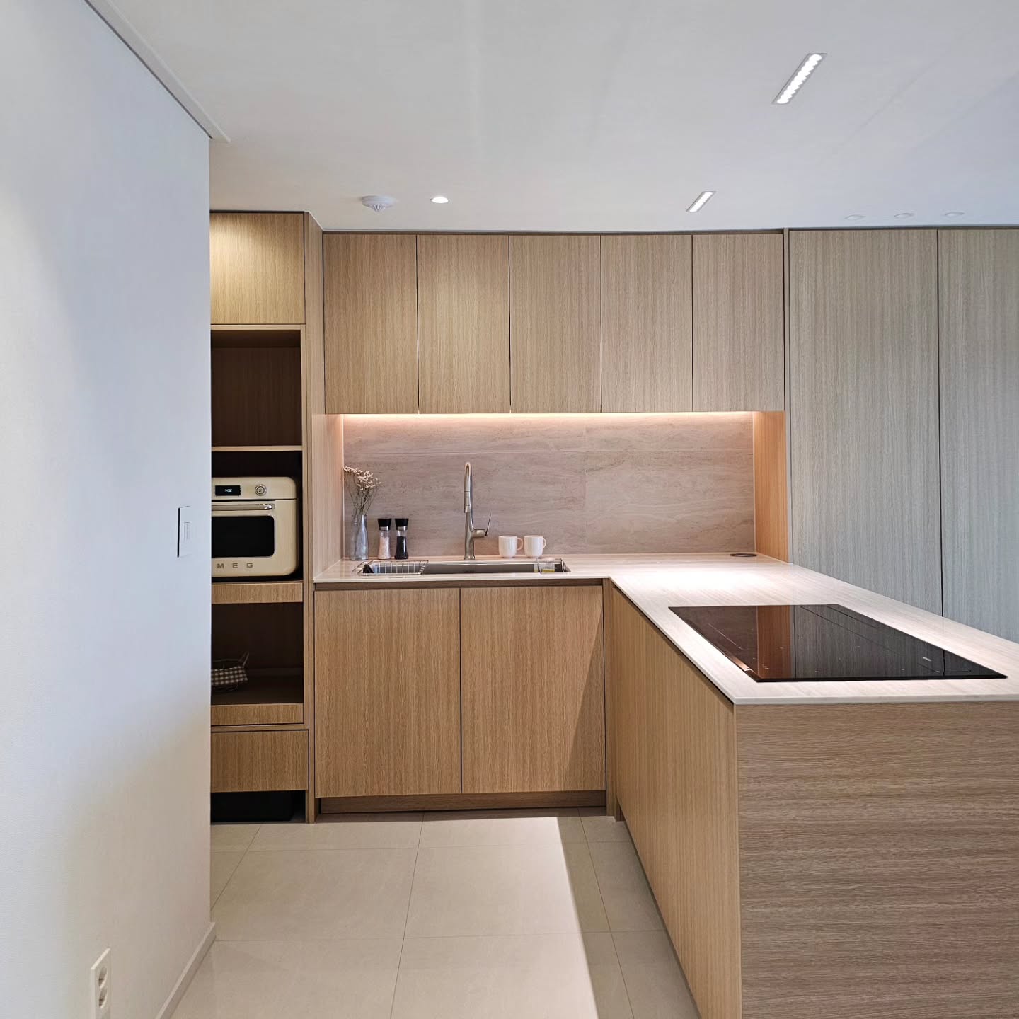 주방 시공 결과